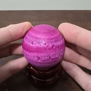 Honeycomb Ruby Crystal Sphere #B 49  mm
